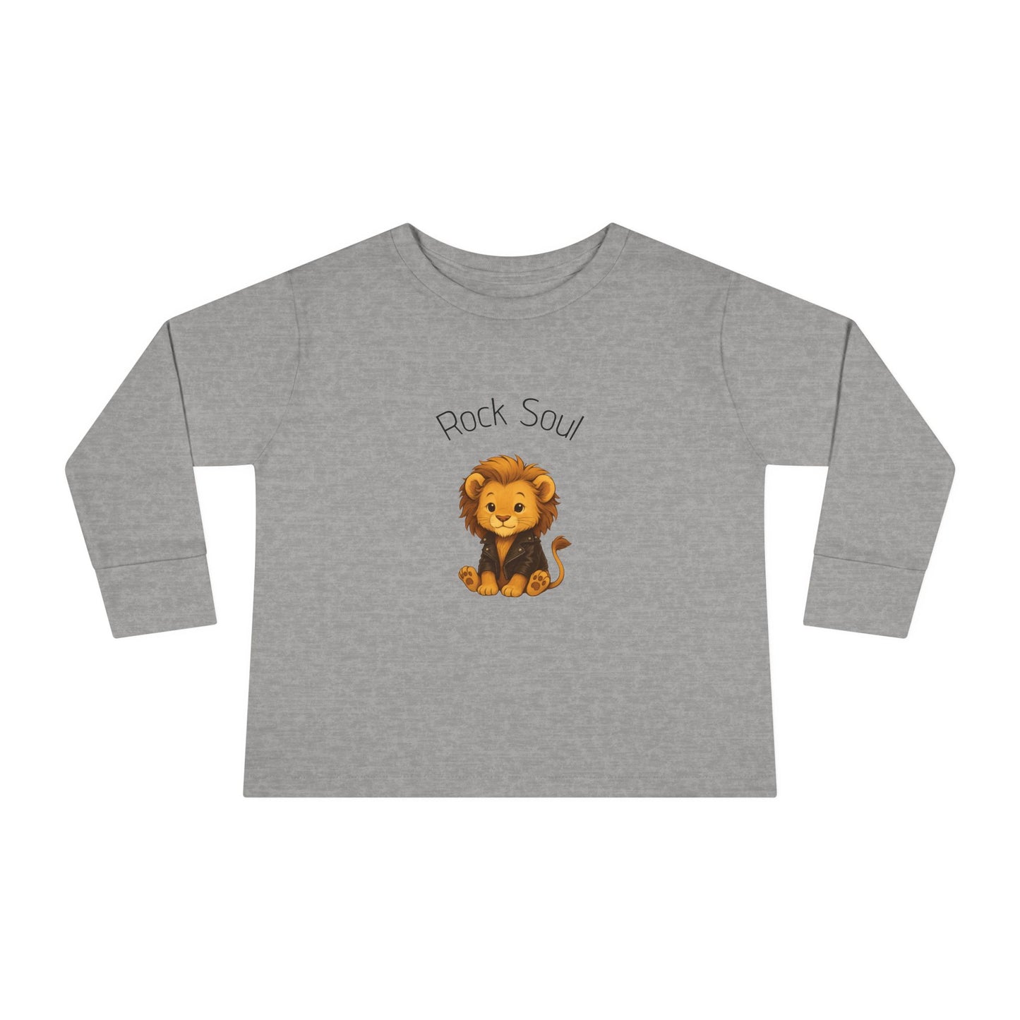 Magliette Rock Soul per bambini - Leone - Animali dolci con un ritmo ribelle