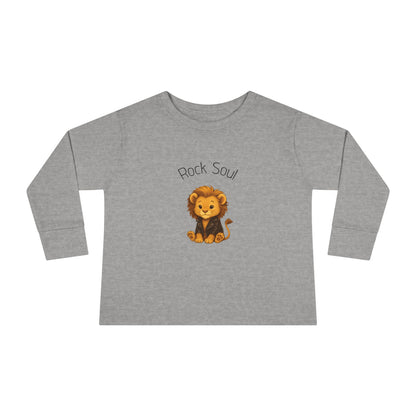 Magliette Rock Soul per bambini - Leone - Animali dolci con un ritmo ribelle