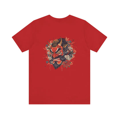 The Bold Oni Mask Streetwear T-Shirt