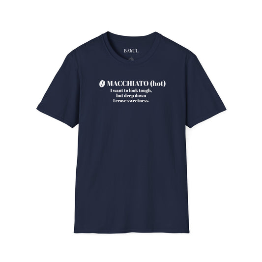 CoffeeTherapy T-Shirt – Irony Is the Best Cure (Right After Coffee)