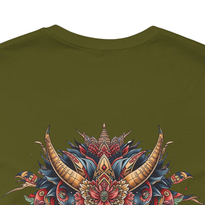 The Bold Oni Mask Streetwear T-Shirt