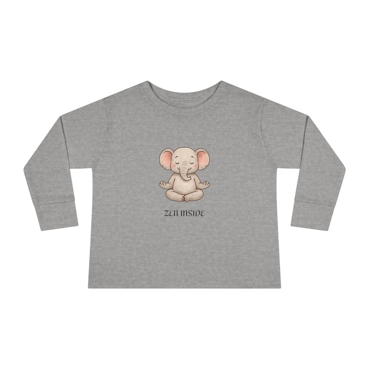Maglietta a maniche lunghe Zen Inside - ELEFANTE