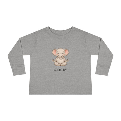 Maglietta a maniche lunghe Zen Inside - ELEFANTE