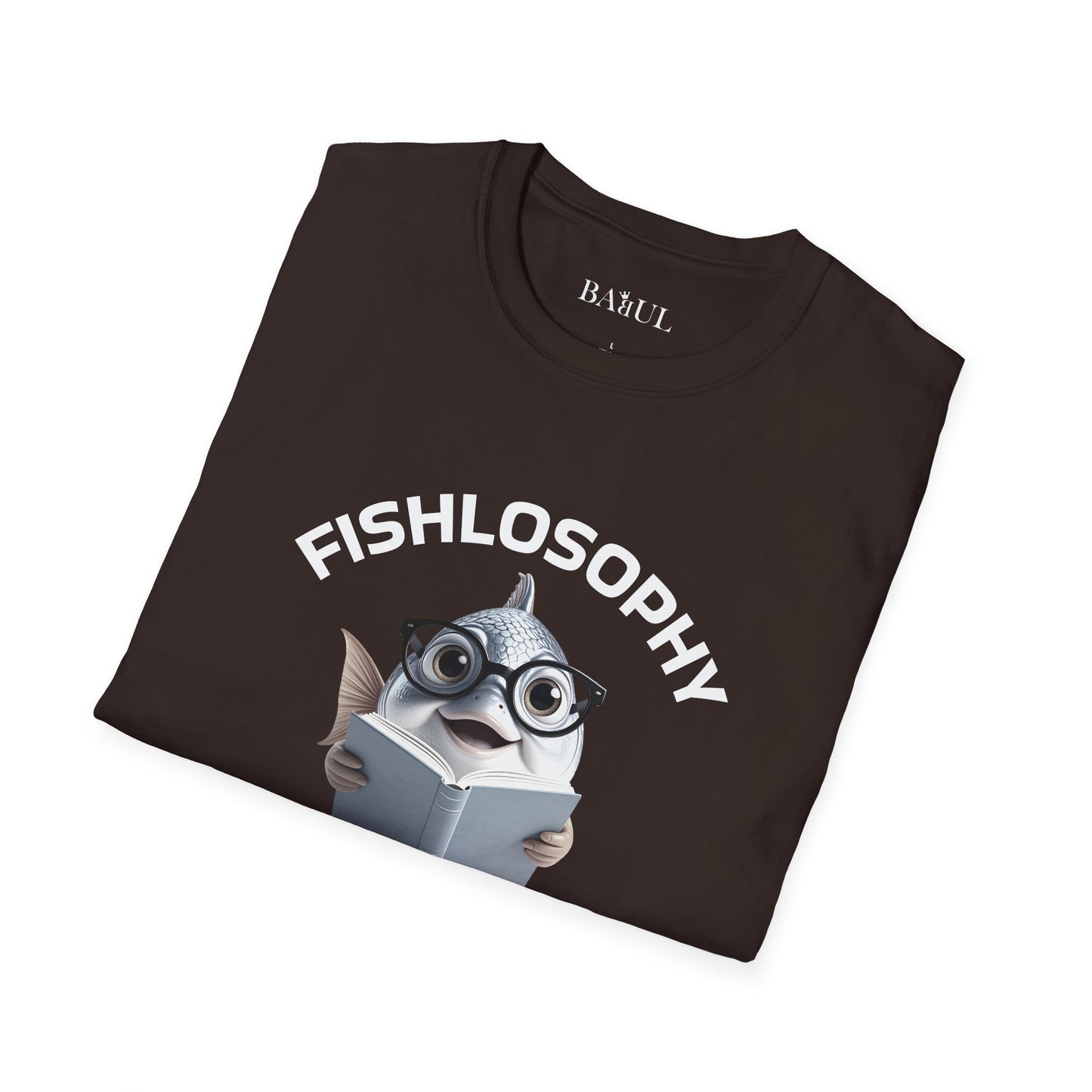 Maglietta unisex Fishlosophy - Design con vibrazioni oceaniche e domande sulla vita - La cura per tutte le malattie è l'acqua salata.