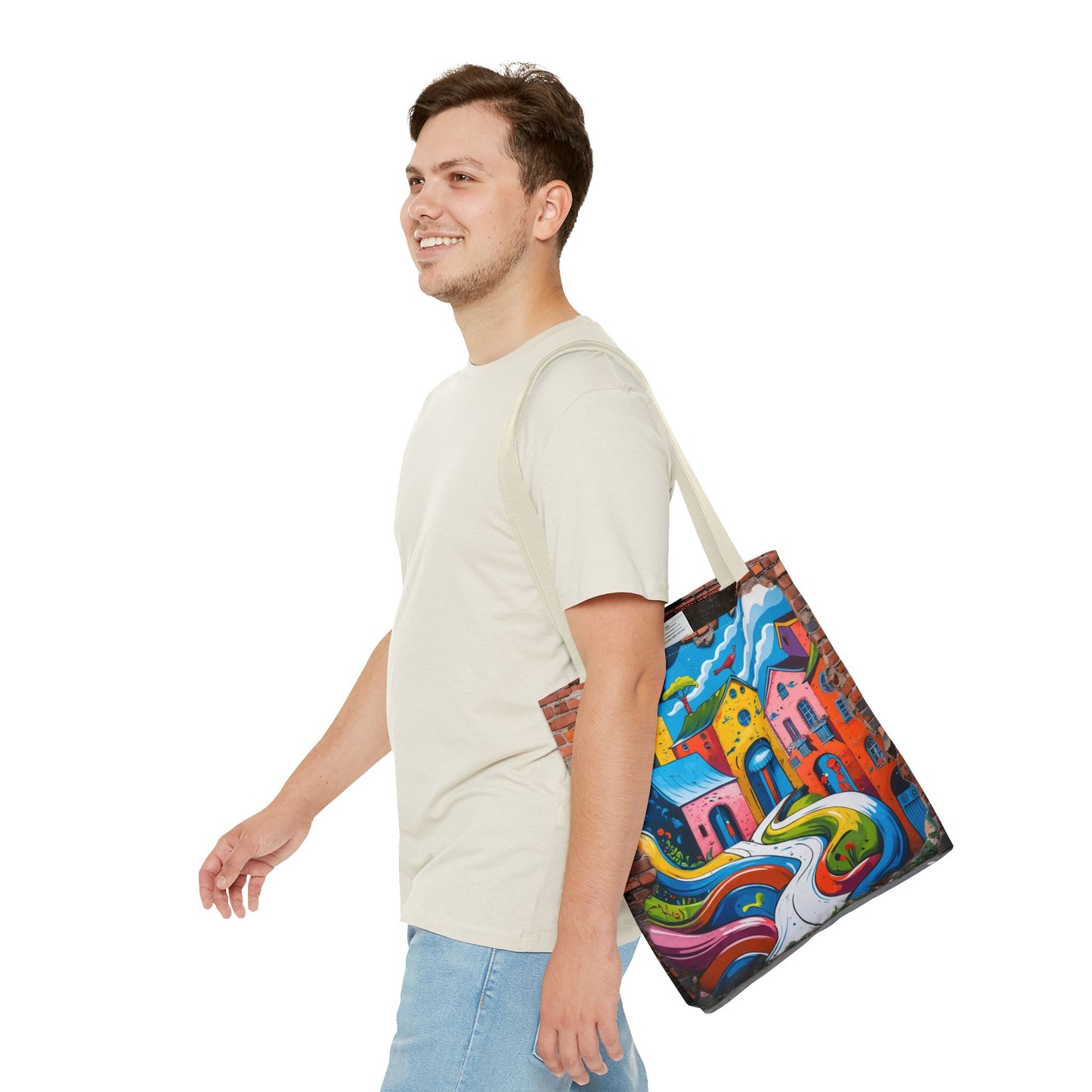 Artistic Surge - Eco-Friendly Canvas Tote Bag - HOUSES
