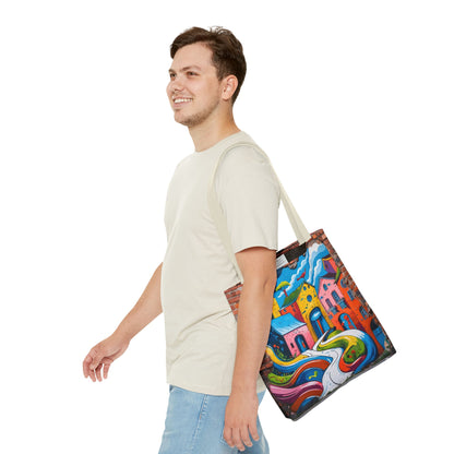 Artistic Surge - Eco-Friendly Canvas Tote Bag - HOUSES