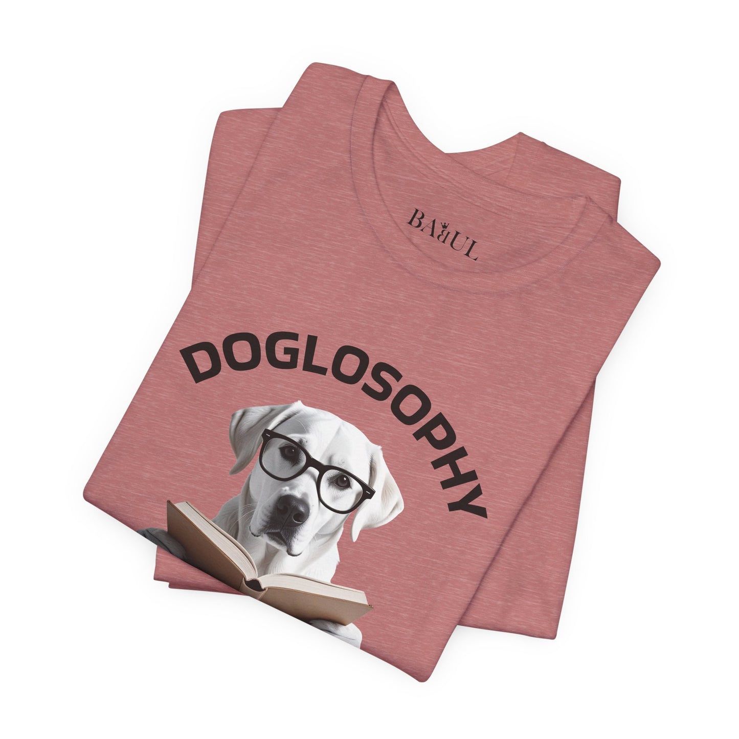 Maglietta a maniche corte unisex Doglosophy – Design "I cani non hanno tutte le risposte"