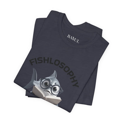 Fishlosophy Unisex Jersey Maglietta a maniche corte – Vedi la vastità anche in spazi ristretti.