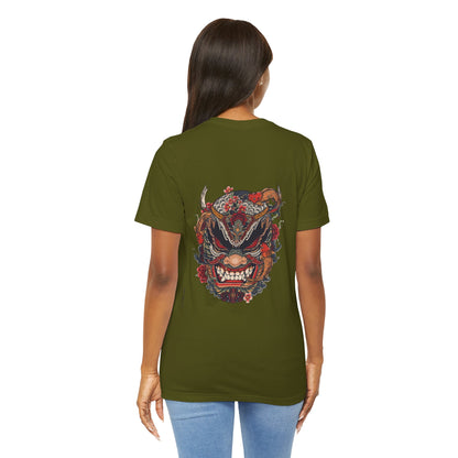 The Bold Oni Mask Streetwear T-Shirt