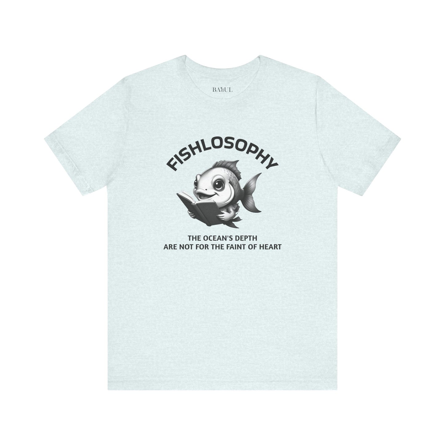 Fishlosophy Unisex Jersey Maglietta a maniche corte – Vedi la vastità anche in piccoli spazi.