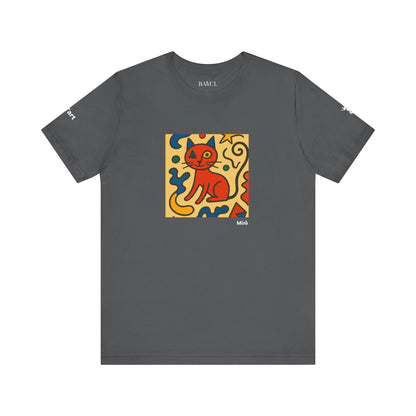 T-shirt unisex CATART - MIRO - Dipinto iconico rivisitato con i gatti
