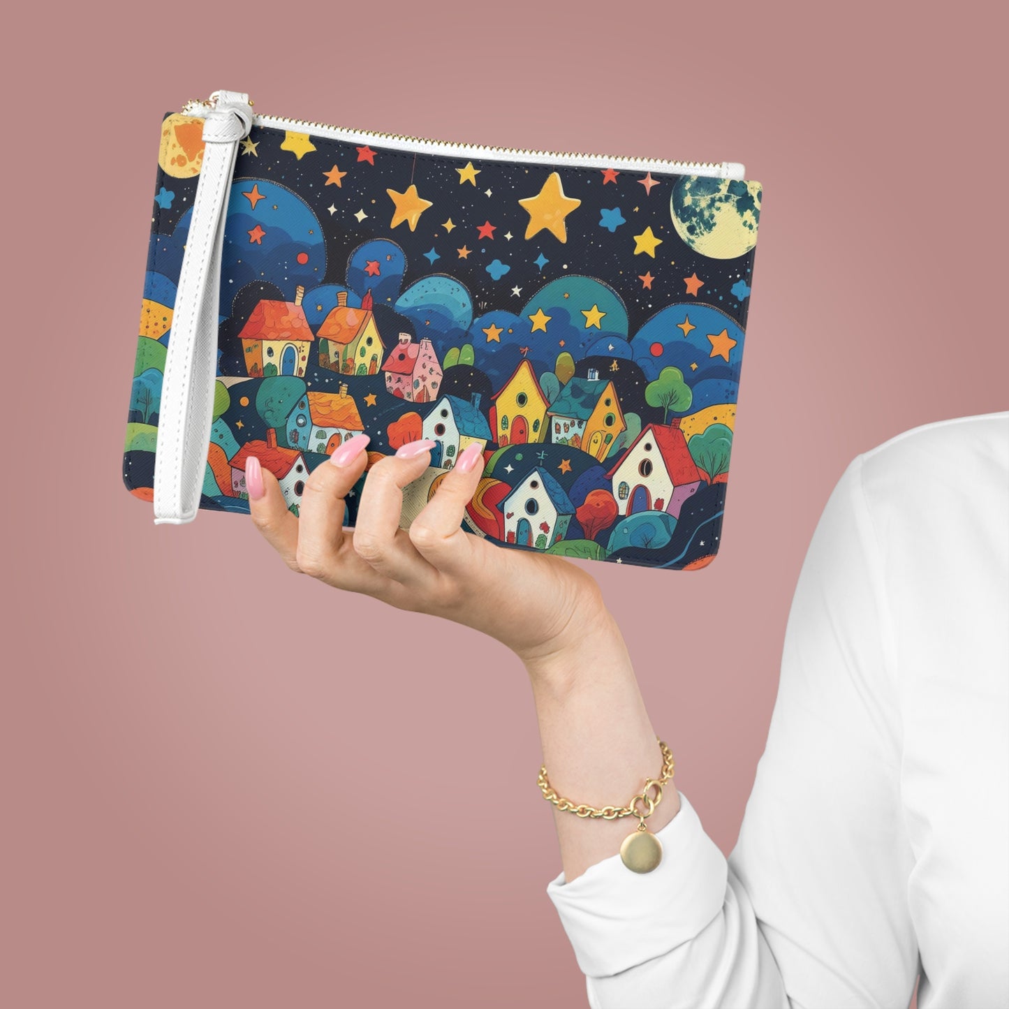 POCHETTE con motivo paesaggio