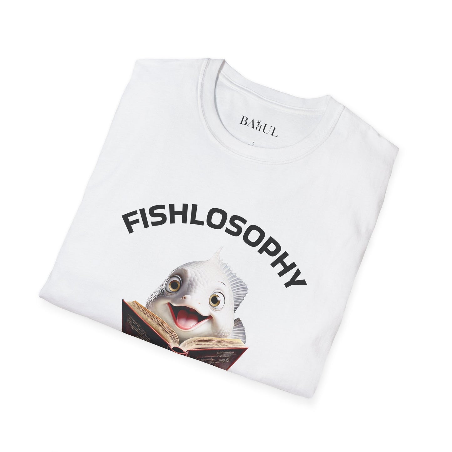 Maglietta unisex Fishlosophy - Design con vibrazioni oceaniche e domande sulla vita - PERLE DI SAGGEZZA DAL MONDO DEI PESCI