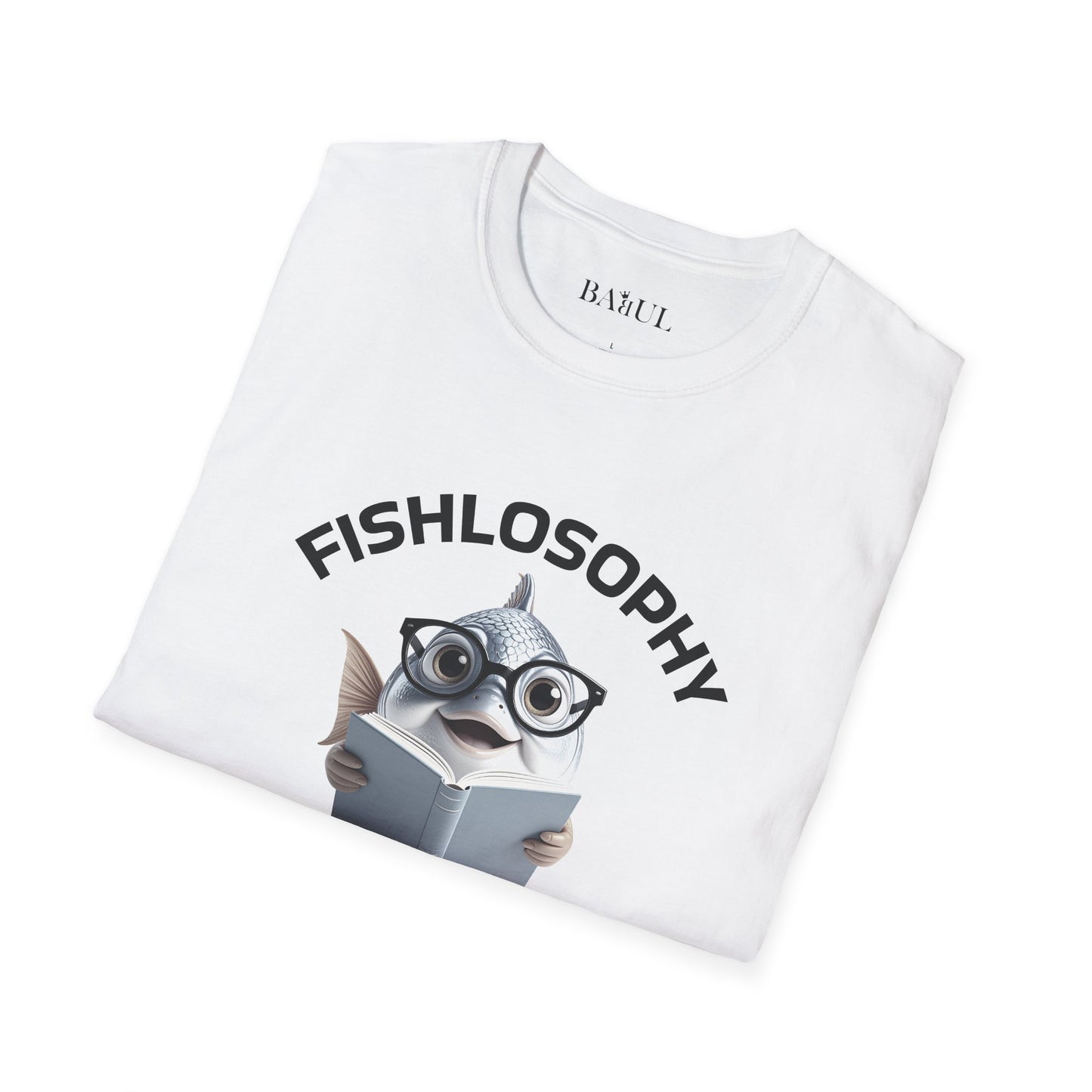 Maglietta unisex Fishlosophy - Design con vibrazioni oceaniche e domande sulla vita - La cura per tutte le malattie è l'acqua salata.