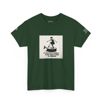 T-shirt Ribelle – Maglietta Unisex in Cotone Pesante per Spiriti Liberi.