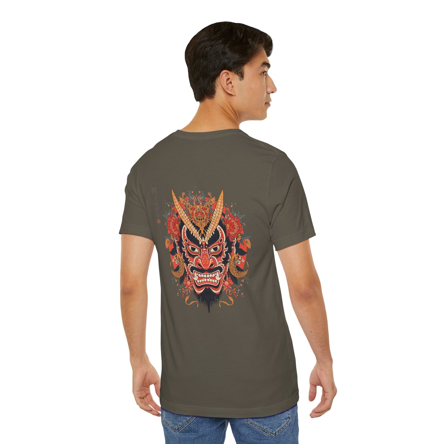 The Bold Oni Mask Streetwear T-Shirt