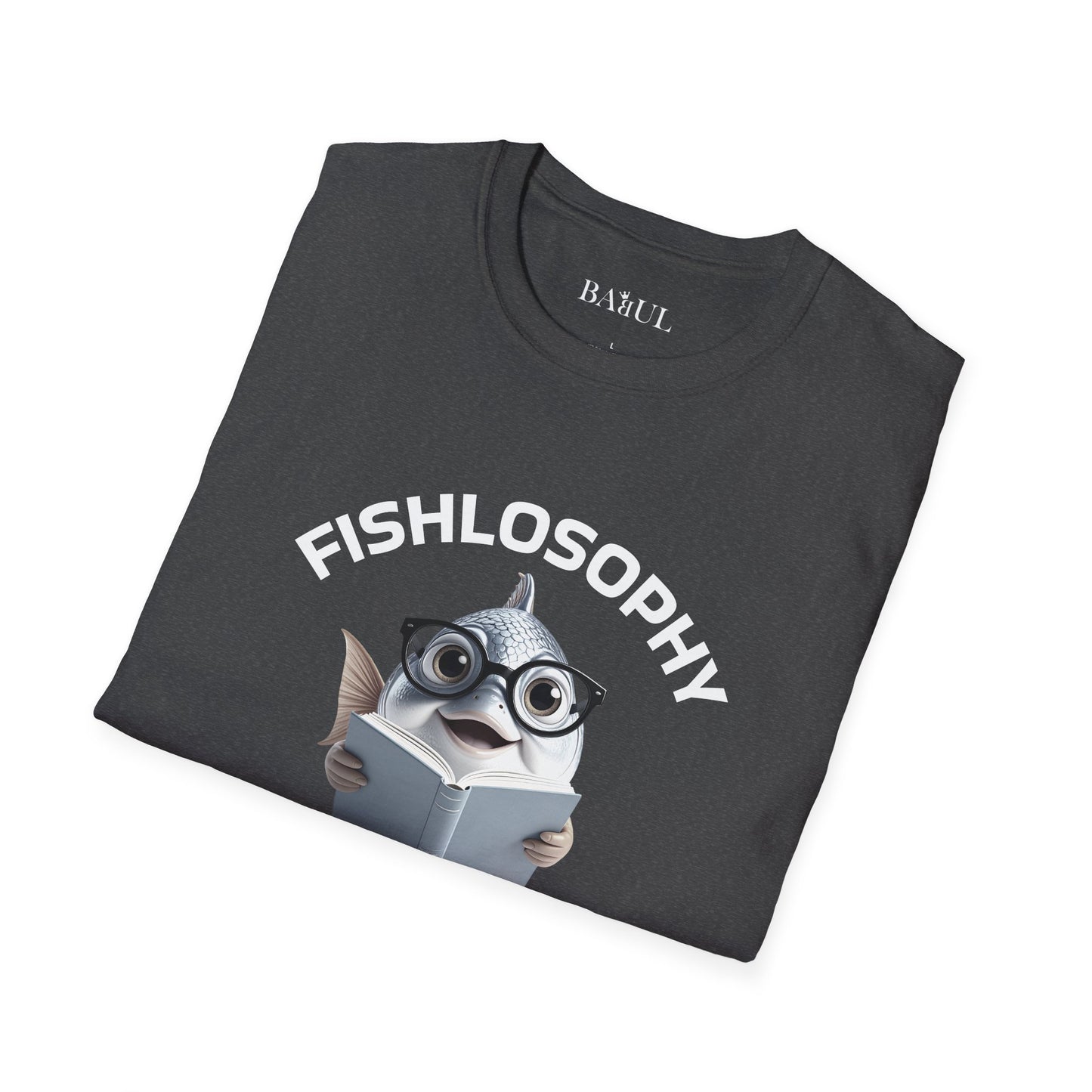 Maglietta unisex Fishlosophy - Design con vibrazioni oceaniche e domande sulla vita - La cura per tutte le malattie è l'acqua salata.