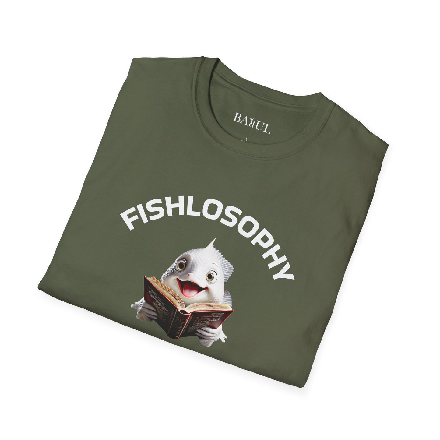 Maglietta unisex Fishlosophy - Design con vibrazioni oceaniche e domande sulla vita - PERLE DI SAGGEZZA DAL MONDO DEI PESCI