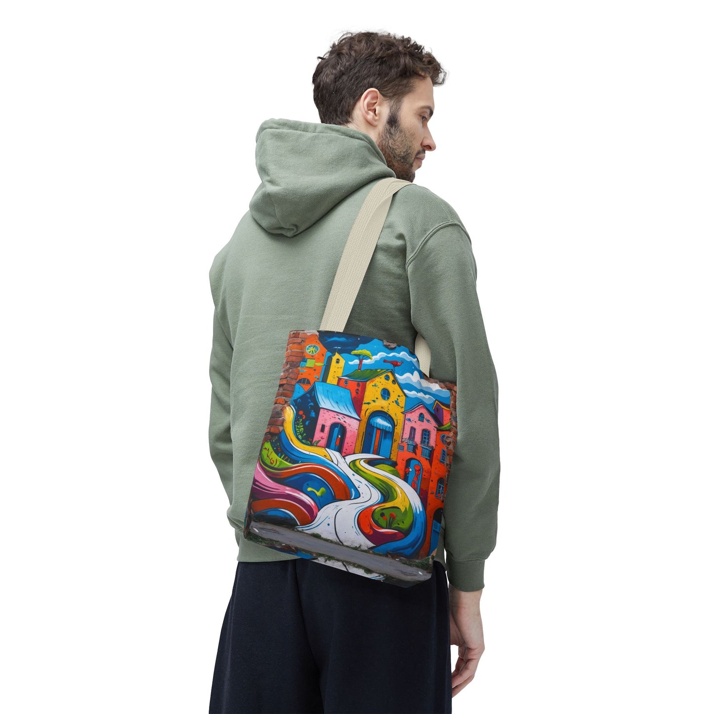 Artistic Surge - Eco-Friendly Canvas Tote Bag - HOUSES