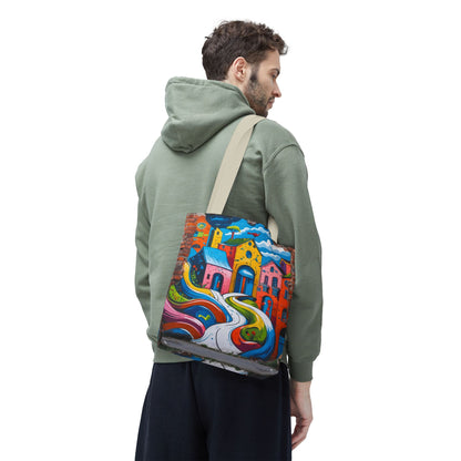 Artistic Surge - Eco-Friendly Canvas Tote Bag - HOUSES