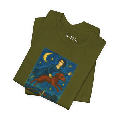 T-Shirt unisex  DOGART - MARC CHAGALL - Un dipinto iconico rivisitato con i cani