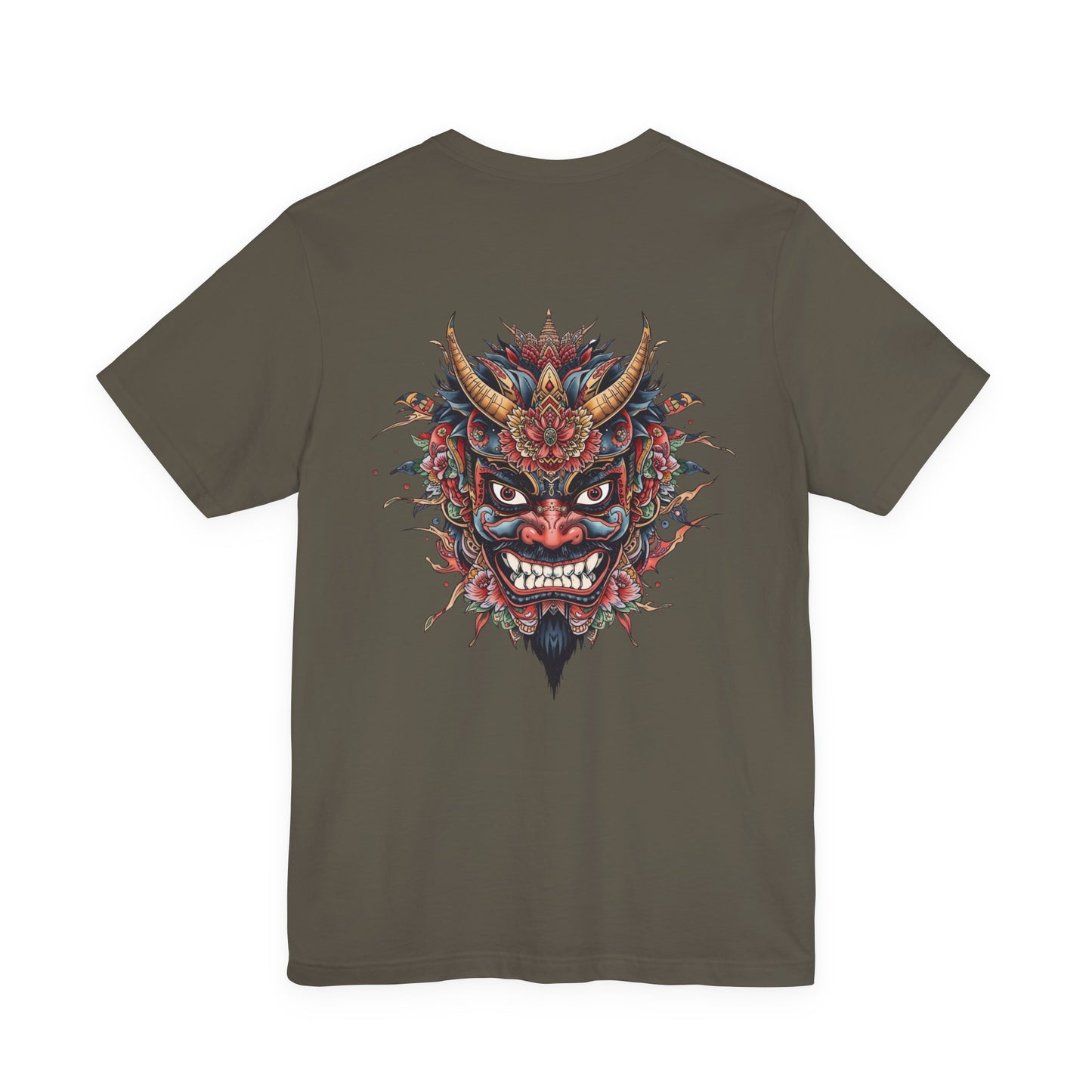 The Bold Oni Mask Streetwear T-Shirt