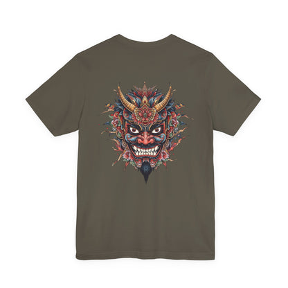 The Bold Oni Mask Streetwear T-Shirt