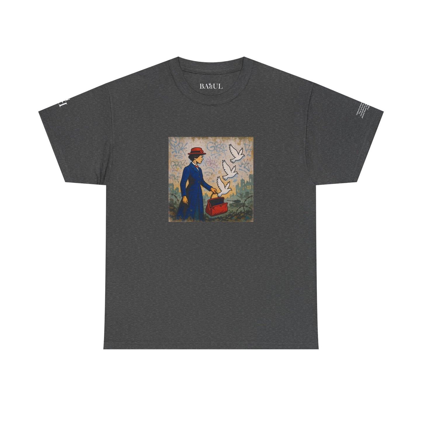 T-shirt Ribelle – Maglietta Unisex in Cotone Pesante per Spiriti Liberi.