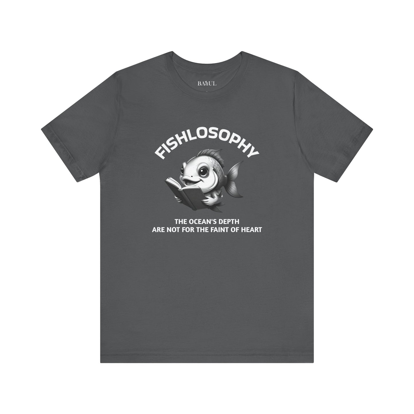 Fishlosophy Unisex Jersey Maglietta a maniche corte – Vedi la vastità anche in piccoli spazi.