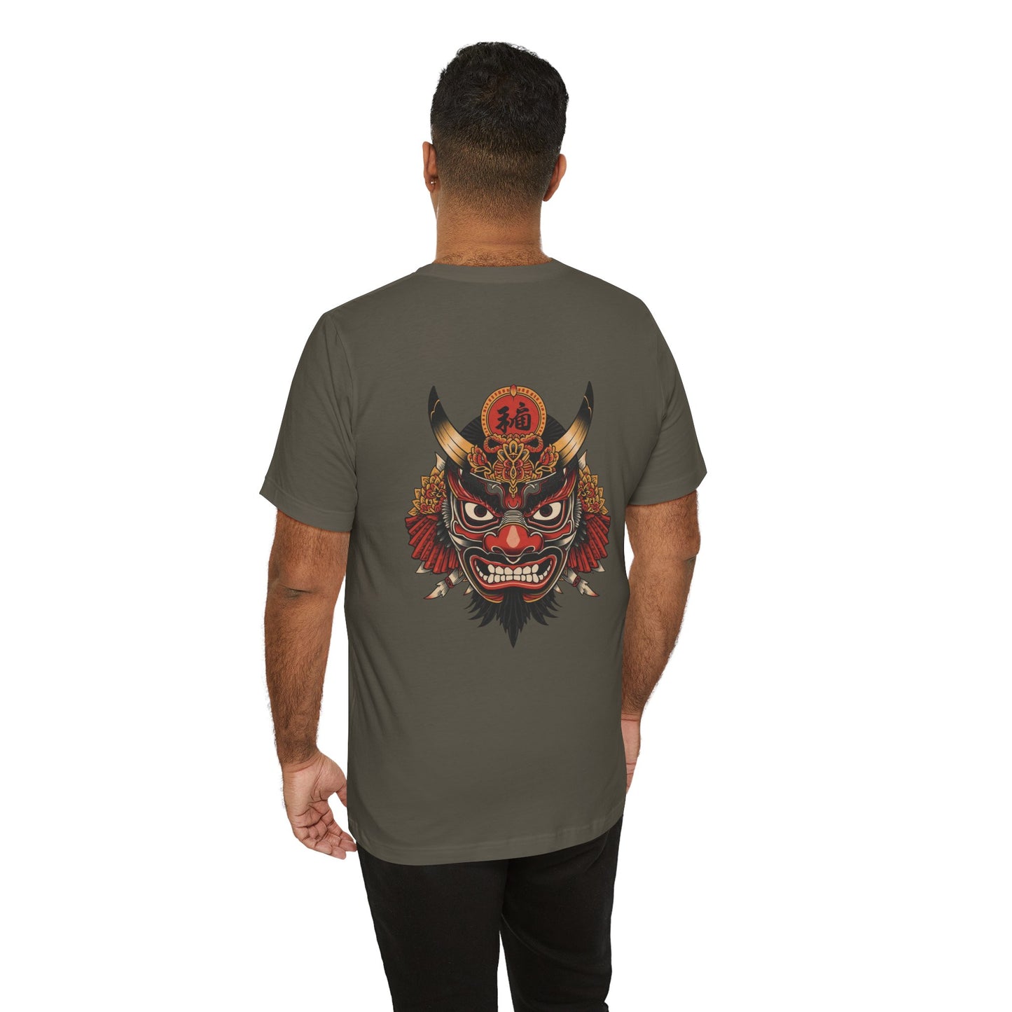 The Bold Oni Mask Streetwear T-Shirt
