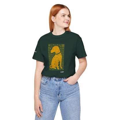 Unisex T-Shirt con cane DOGART  - KLIMT - Dipinto iconico rivisitato con i cani