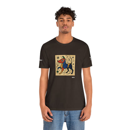 T-Shirt unisex  DOGART - MIRO - Dipinto iconico rivisitato con i cani