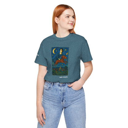 T-Shirt unisex  DOGART - MARC CHAGALL - Un dipinto iconico rivisitato con i cani