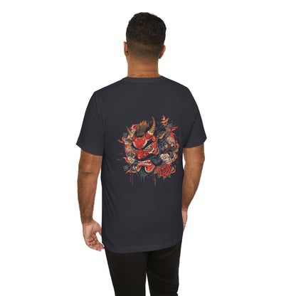 The Bold Oni Mask Streetwear T-Shirt