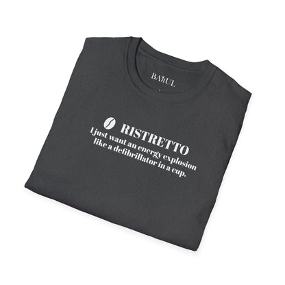CoffeeTherapy T-Shirt – Irony Is the Best Cure (Right After Coffee)