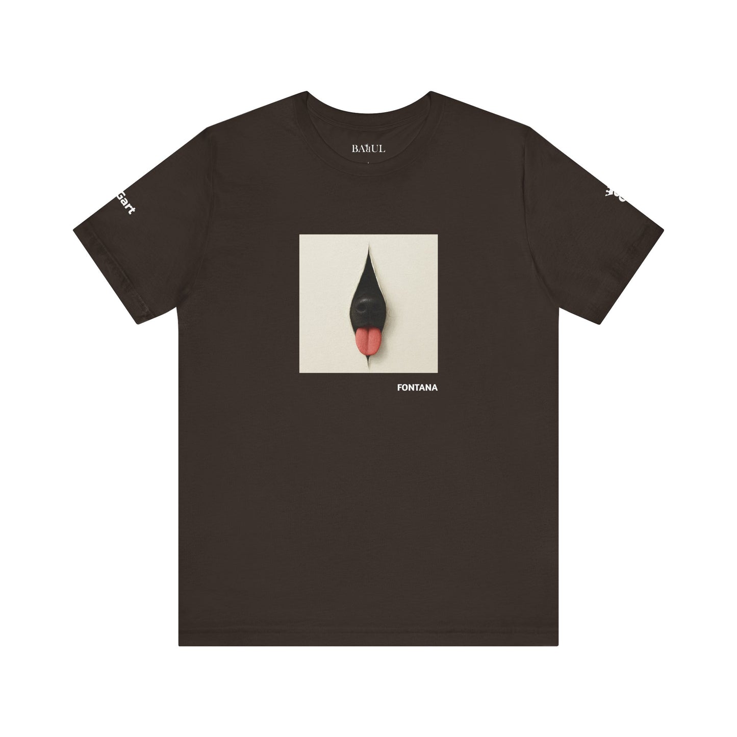 T-Shirt unisex  DOGART - FONTANA - Un dipinto iconico rivisitato con i cani