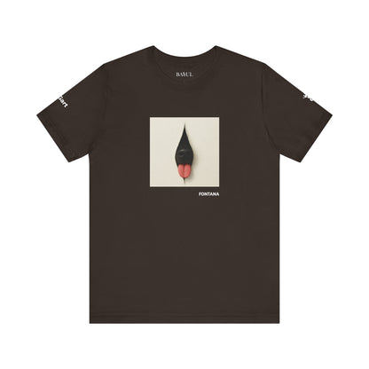 T-Shirt unisex  DOGART - FONTANA - Un dipinto iconico rivisitato con i cani