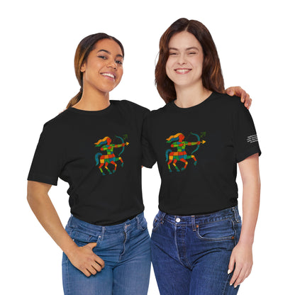 SAGITTARIUS - T-shirt, The Zodiac in Colors
