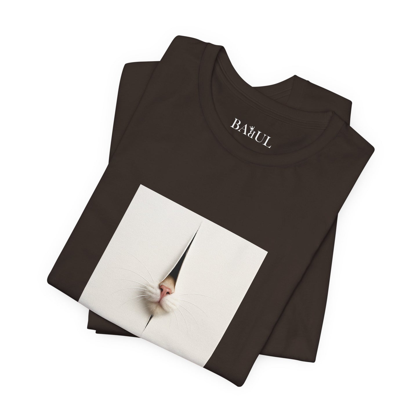 T-shirt unisex CATART - FONTANA - Un dipinto iconico rivisitato con i gatti