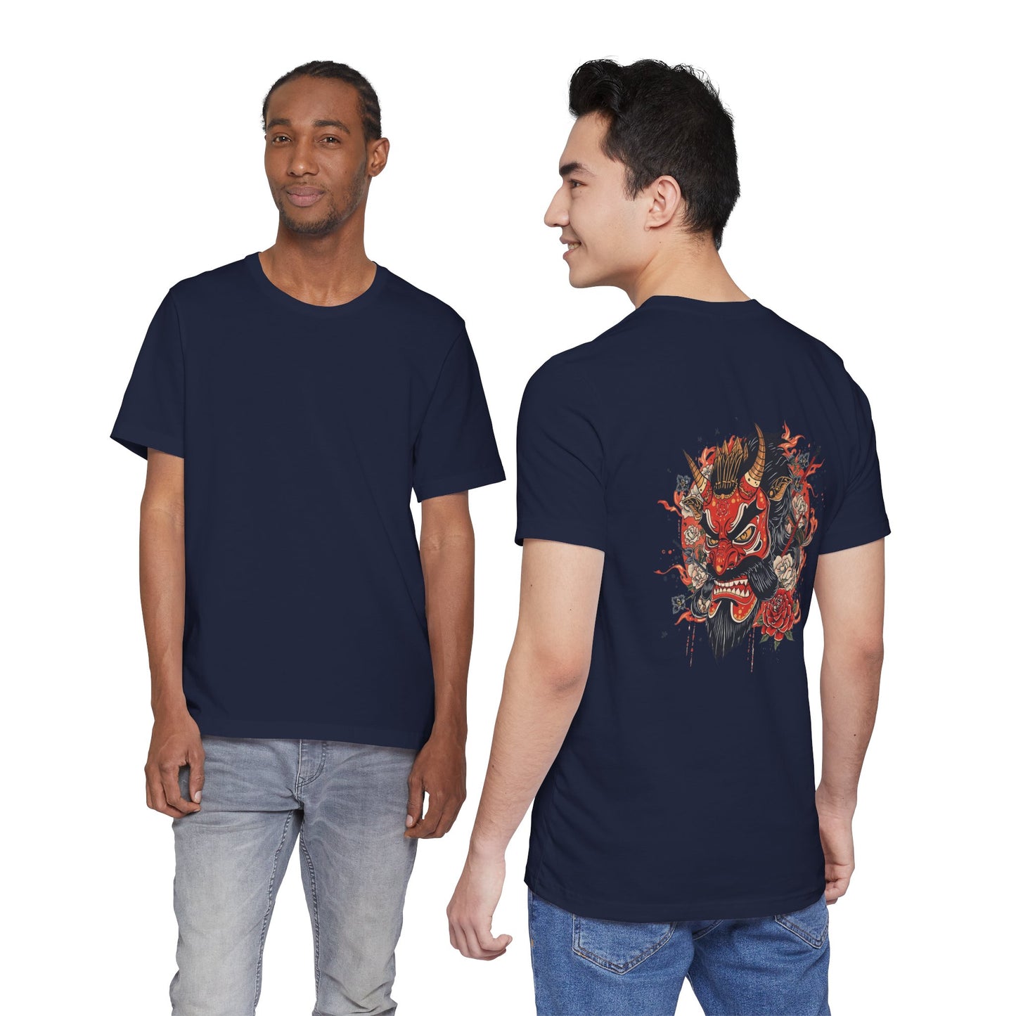 The Bold Oni Mask Streetwear T-Shirt