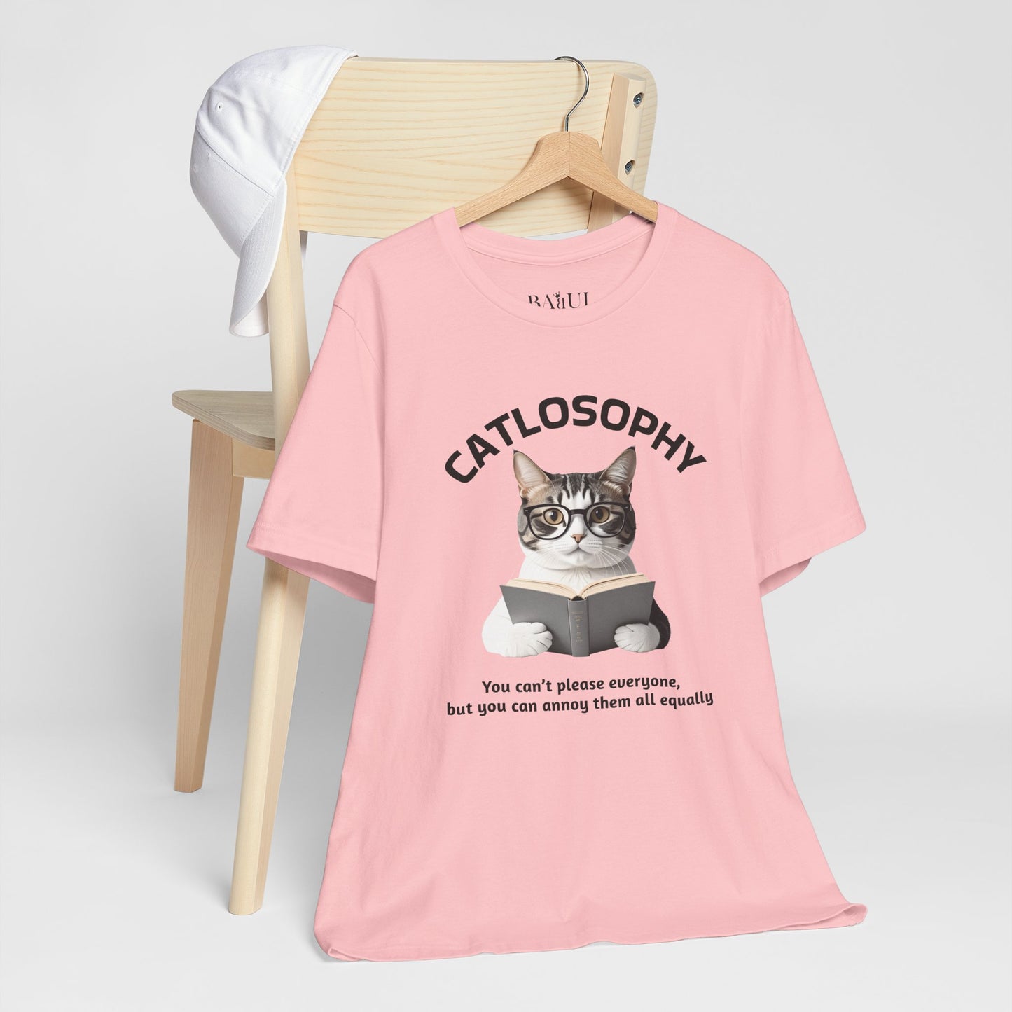 Catlosophy Unisex Jersey Maglietta a maniche corte – Design "Non puoi accontentare tutti"