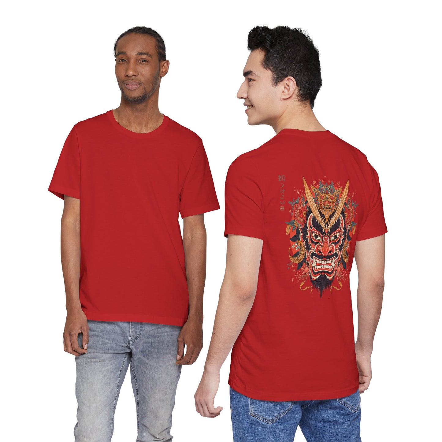 The Bold Oni Mask Streetwear T-Shirt