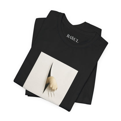 T-shirt unisex CATART - FONTANA - Un dipinto iconico rivisitato con i gatti