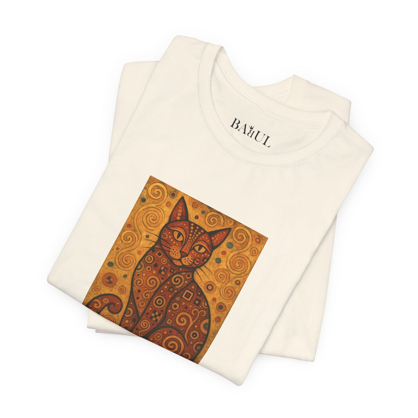 T-shirt unisex CATART - KLIMT - Arte classica, reinterpretata dai gatti.