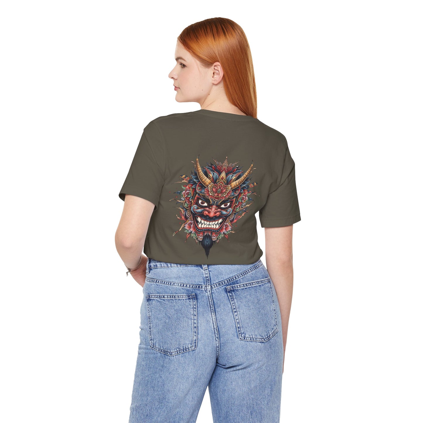 The Bold Oni Mask Streetwear T-Shirt
