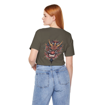 The Bold Oni Mask Streetwear T-Shirt