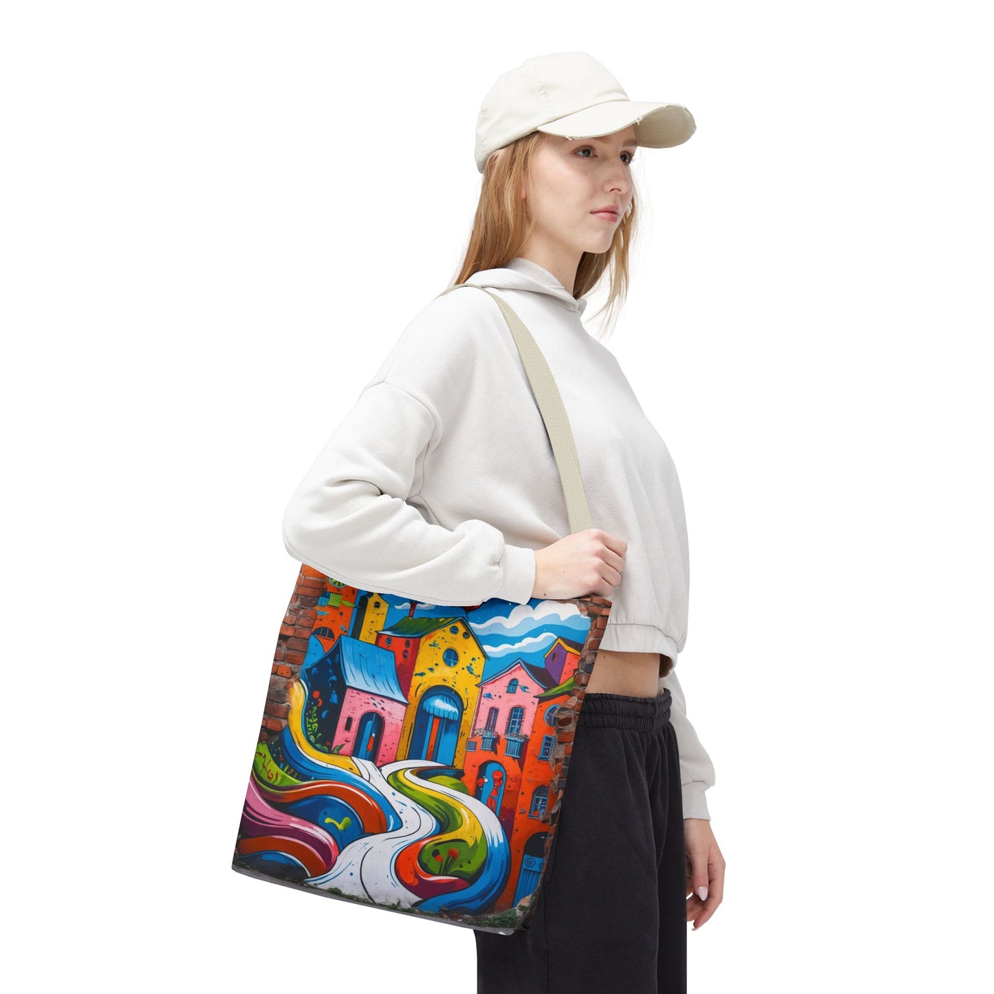 Artistic Surge - Eco-Friendly Canvas Tote Bag - HOUSES