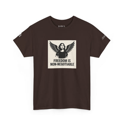 Rebel Graphic Tee - Unisex Heavy Cotton T-Shirt for the Wild at Heart. Rebel Tees, Born to Be Worn - FREEDOM IS NON-NEGOTIABLE