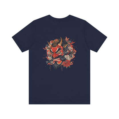 The Bold Oni Mask Streetwear T-Shirt