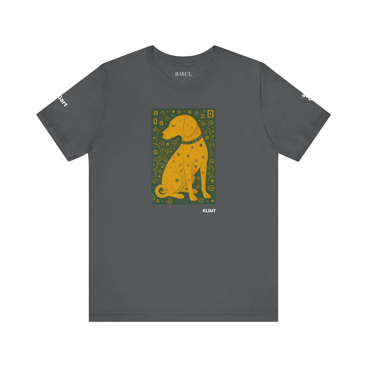 Unisex T-Shirt con cane DOGART  - KLIMT - Dipinto iconico rivisitato con i cani